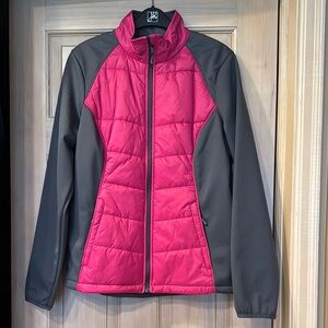 Port Authority Women's Pink and Gray Jacket